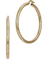 Savvy Cie - 18K-Plated Hoop Earrings - Lyst