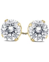 True Diamond - 14k 0.46 Ct. Tw. Diamond Studs - Lyst