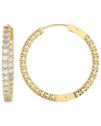 Lab Grown Diamonds - 14K 5.00 Ct. Tw. Lab-Grown Diamond Earrings - Lyst