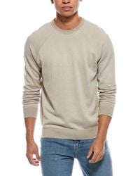 Vince - Birdseye Raglan Wool & Cashmere-Blend Crewneck Sweater - Lyst