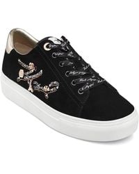 Karl Lagerfeld - Cate Sayings Leather Sneaker - Lyst