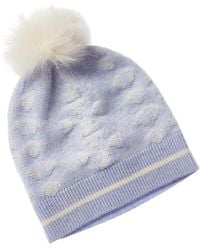 Hannah Rose - Snowflake Wool & Angora-blend Hat - Lyst