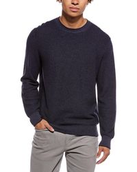 Vince - Geo Jacquard Wool & Cashmere Crewneck Sweatshirt - Lyst