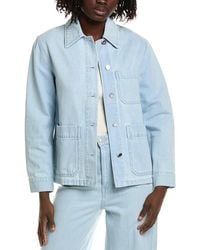 Officine Generale - Officine Generale Kalinka Denim Top - Lyst