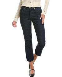 Rag & Bone - Nina Rinse High-Rise Cigarette Jean - Lyst