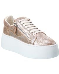 Giuseppe Zanotti - Alma Leather Platform Sneaker - Lyst