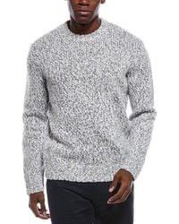 Vince - Mottled Marl Wool-Blend Crewneck Sweater - Lyst