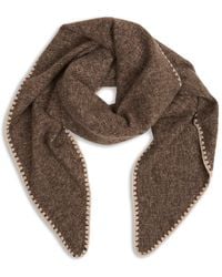 Saachi - Knitted Triangle Shawl - Lyst