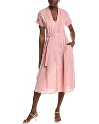 IPPONELLI - Pleated Shirtdress - Lyst