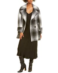 Cinzia Rocca Short Plaid Wool & Alpaca-blend - Black