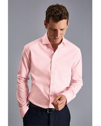 Charles Tyrwhitt - Non-iron Poplin Cutaway Slim Fit Slim Fit Shirt - Lyst