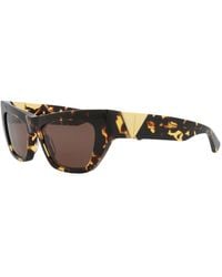 Bottega Veneta - Novelty 52Mm Sunglasses - Lyst