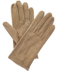 Portolano - Silk-Lined Suede Gloves - Lyst