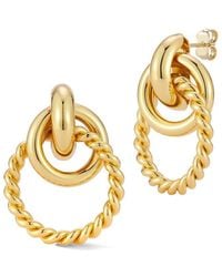 Chloe and Madison - Jewelry Plated Statement Drop Earrings - Lyst