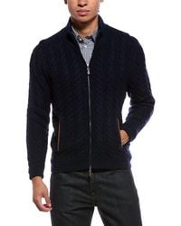 N.Peal Cashmere - Richmond Cable 100% Cashmere Cardigan - Lyst