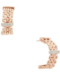 Meshmerise - 0.12 Ct. Tw. Diamond 18K Over Earring - Lyst