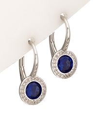 Diana M. Jewels - Fine Jewelry 14k 1.79 Ct. Tw. Diamond & Sapphire Earrings - Lyst