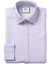 Charles Tyrwhitt - Non-iron Twill Check Slim Fit Shirt - Lyst