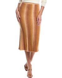 Sadie & Sage - Sage The Label Astrid Ombre Wool-Blend Skirt - Lyst