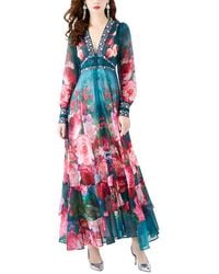 MIRA RICHI - Maxi Dress - Lyst