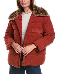 Pascale La Mode - Corduroy Puffer Coat - Lyst