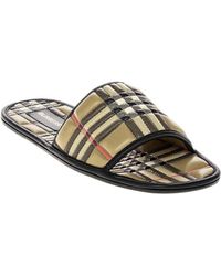 Burberry - Leather Slide - Lyst