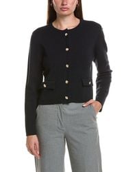 Bruno Magli - Cropped Crewneck Wool Jacket - Lyst