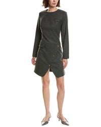 Pascale La Mode - Long Sleeve Wool-Blend Mini Dress - Lyst