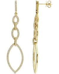 Diamond Select Cuts - 14k 0.88 Ct. Tw. Diamond Drop Earrings - Lyst