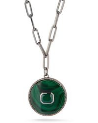 Banji Jewelry - Silver 0.46 Ct. Tw. Diamond & Gemstone Statement Necklace - Lyst