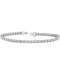 Lab Grown Diamonds - 14K 5.02 Ct. Tw. Lab-Grown Diamond Tennis Bracelet - Lyst