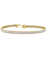 Lab Grown Diamonds - 14K 6.48 Ct. Tw. Lab-Grown Diamond Tennis Bracelet - Lyst