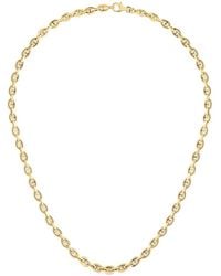 Italian Gold - 14k Puffed Mariner Bracelet - Lyst