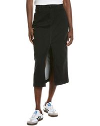 7 For All Mankind - Midi Skirt - Lyst