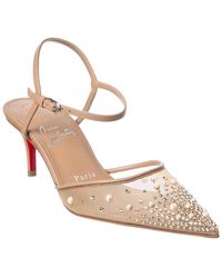 Christian Louboutin - Miss Z 60 Mesh & Leather Pump - Lyst