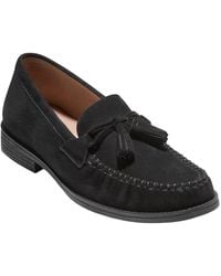 Cole Haan - Stassi Soft Tassel Suede Loafer - Lyst