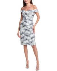 Rene Ruiz - Off-The-Shoulder Jacquard Cocktail Dress - Lyst