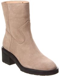 Stuart Weitzman - Boulevard Suede Bootie - Lyst