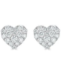 Sabrina Designs - 14k 0.70 Ct. Tw. Diamond Heart Studs - Lyst