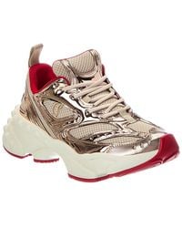 Christian Louboutin - So Flo Leather & Canvas Sneaker - Lyst
