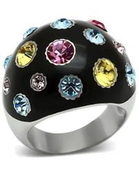 Alamode Jewelry - Stainless Steel Ring - Lyst