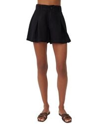 Bella Dahl - Linen-Blend Culotte Short - Lyst