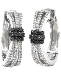 Gemstones - 0.81 Ct. Tw. Diamond & Topaz Earrings - Lyst