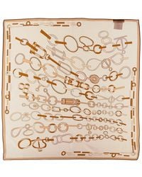 La Fiorentina - Silk Scarf - Lyst
