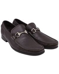Ferragamo - Leather Gancini Bit Loafer (authentic Pre-loved) - Lyst