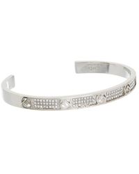 Fendi - F Is Crystal Embellished Bracelet - Lyst