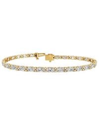 Lab Grown Diamonds - 14K 5.88 Ct. Tw. Lab-Grown Diamond Tennis Bracelet - Lyst