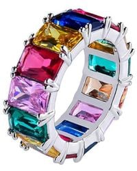 Liv Oliver - 18K Rose Plated 18.70 Ct. Tw. Quartz Ring - Lyst