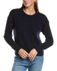Rowing Blazers - Cable Knit Wool & Cashmere-Blend Sweater - Lyst