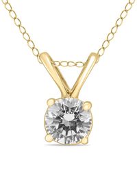 True Diamond - 14k 0.30 Ct. Tw. Diamond Necklace - Lyst